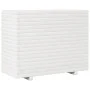 Jardinera de madera maciza de pino blanca 90x40x72 cm de vidaXL, Maceteros y jardineras - Ref: Foro24-3282635, Precio: 236,35...