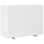 Jardinera de madera maciza de pino blanca 90x40x72 cm de vidaXL, Maceteros y jardineras - Ref: Foro24-3282635, Precio: 236,35...