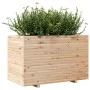 Jardinera de madera maciza de pino 110x60x72 cm de vidaXL, Maceteros y jardineras - Ref: Foro24-3282649, Precio: 259,02 €, De...