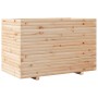 Jardinera de madera maciza de pino 110x60x72 cm de vidaXL, Maceteros y jardineras - Ref: Foro24-3282649, Precio: 262,51 €, De...
