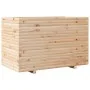 Jardinera de madera maciza de pino 110x60x72 cm de vidaXL, Maceteros y jardineras - Ref: Foro24-3282649, Precio: 259,02 €, De...
