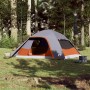 Tienda familiar con cúpula impermeable 6 personas gris naranja de vidaXL, Tiendas de campaña - Ref: Foro24-94725, Precio: 157...