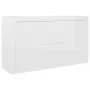 Aparador de madera de ingeniería gris brillante 120x36x69 cm de vidaXL, Aparadores - Ref: Foro24-801847, Precio: 137,13 €, De...