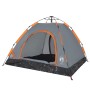 Tienda de campaña 3 personas apertura rápida gris y naranja de vidaXL, Tiendas de campaña - Ref: Foro24-4004167, Precio: 58,6...
