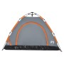 Tienda de campaña 3 personas apertura rápida gris y naranja de vidaXL, Tiendas de campaña - Ref: Foro24-4004167, Precio: 58,6...
