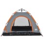 Tienda de campaña 3 personas apertura rápida gris y naranja de vidaXL, Tiendas de campaña - Ref: Foro24-4004167, Precio: 58,6...