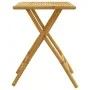 Mesa plegable de jardín de bambú 55x55x75 cm de vidaXL, Mesas de jardín - Ref: Foro24-365878, Precio: 64,02 €, Descuento: %