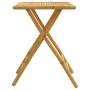 Mesa plegable de jardín de bambú 55x55x75 cm de vidaXL, Mesas de jardín - Ref: Foro24-365878, Precio: 64,60 €, Descuento: %