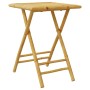 Mesa plegable de jardín de bambú 55x55x75 cm de vidaXL, Mesas de jardín - Ref: Foro24-365878, Precio: 64,60 €, Descuento: %