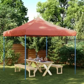 Tienda de fiesta plegable Pop-Up terracota 292x292x315 cm de vidaXL, Carpas y cenadores - Ref: Foro24-4004919, Precio: 111,19...