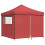 Tienda de fiesta plegable Pop-Up 4 paredes laterales burdeos de vidaXL, Carpas y cenadores - Ref: Foro24-4004931, Precio: 155...