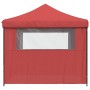 Tienda de fiesta plegable Pop-Up 4 paredes laterales burdeos de vidaXL, Carpas y cenadores - Ref: Foro24-4004931, Precio: 155...