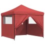 Tienda de fiesta plegable Pop-Up 4 paredes laterales burdeos de vidaXL, Carpas y cenadores - Ref: Foro24-4004931, Precio: 155...