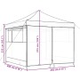 Tienda de fiesta plegable Pop-Up 4 paredes laterales burdeos de vidaXL, Carpas y cenadores - Ref: Foro24-4004931, Precio: 155...