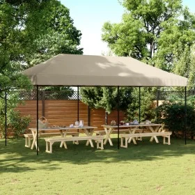 Tienda de fiesta plegable Pop-Up taupe 580x292x315 cm de vidaXL, Carpas y cenadores - Ref: Foro24-4004938, Precio: 169,58 €, ...