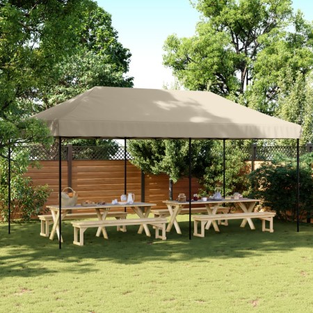 Tienda de fiesta plegable Pop-Up taupe 580x292x315 cm de vidaXL, Carpas y cenadores - Ref: Foro24-4004938, Precio: 168,88 €, ...