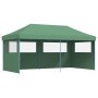 Tienda de fiesta plegable Pop-Up con 3 paredes laterales verde de vidaXL, Carpas y cenadores - Ref: Foro24-4004944, Precio: 1...