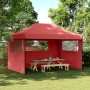 Tienda de fiesta plegable Pop-Up 3 paredes laterales burdeos de vidaXL, Carpas y cenadores - Ref: Foro24-4004971, Precio: 179...