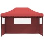 Tienda de fiesta plegable Pop-Up 3 paredes laterales burdeos de vidaXL, Carpas y cenadores - Ref: Foro24-4004971, Precio: 179...
