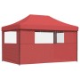 Tienda de fiesta plegable Pop-Up 3 paredes laterales burdeos de vidaXL, Carpas y cenadores - Ref: Foro24-4004971, Precio: 179...
