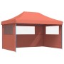 Tienda de fiesta plegable Pop-Up 3 paredes laterales terracota de vidaXL, Carpas y cenadores - Ref: Foro24-4004973, Precio: 1...