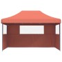 Tienda de fiesta plegable Pop-Up 3 paredes laterales terracota de vidaXL, Carpas y cenadores - Ref: Foro24-4004973, Precio: 1...
