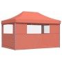 Tienda de fiesta plegable Pop-Up 3 paredes laterales terracota de vidaXL, Carpas y cenadores - Ref: Foro24-4004973, Precio: 1...
