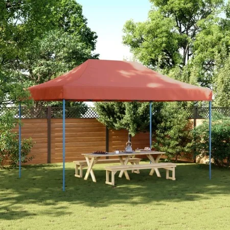 Tienda de fiesta plegable Pop-Up terracota 440x292x315 cm de vidaXL, Carpas y cenadores - Ref: Foro24-4004965, Precio: 145,10...