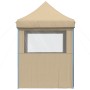 Tienda de fiesta plegable Pop-Up con 4 paredes laterales beige de vidaXL, Carpas y cenadores - Ref: Foro24-4004999, Precio: 1...