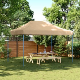 Tienda de fiesta plegable Pop-Up beige 410x279x315 cm de vidaXL, Carpas y cenadores - Ref: Foro24-4005007, Precio: 121,82 €, ...