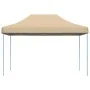 Tienda de fiesta plegable Pop-Up beige 410x279x315 cm de vidaXL, Carpas y cenadores - Ref: Foro24-4005007, Precio: 124,67 €, ...