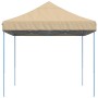 Tienda de fiesta plegable Pop-Up beige 410x279x315 cm de vidaXL, Carpas y cenadores - Ref: Foro24-4005007, Precio: 121,82 €, ...