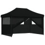 Tienda de fiesta plegable Pop-Up con 4 paredes laterales negra de vidaXL, Carpas y cenadores - Ref: Foro24-4005030, Precio: 2...