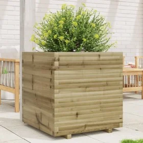 Jardinera de madera de pino impregnada 70x70x72 cm de vidaXL, Maceteros y jardineras - Ref: Foro24-3282623, Precio: 228,11 €,...