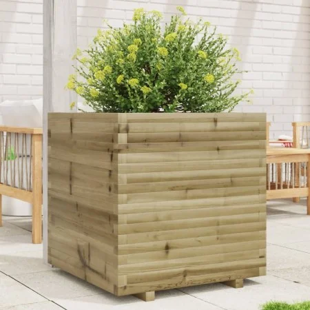 Jardinera de madera de pino impregnada 70x70x72 cm de vidaXL, Maceteros y jardineras - Ref: Foro24-3282623, Precio: 228,11 €,...