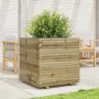 Jardinera de madera de pino impregnada 70x70x72 cm de vidaXL, Maceteros y jardineras - Ref: Foro24-3282623, Precio: 231,05 €,...