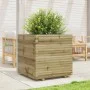 Jardinera de madera de pino impregnada 70x70x72 cm de vidaXL, Maceteros y jardineras - Ref: Foro24-3282623, Precio: 228,11 €,...