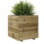 Jardinera de madera de pino impregnada 70x70x72 cm de vidaXL, Maceteros y jardineras - Ref: Foro24-3282623, Precio: 231,05 €,...