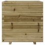 Jardinera de madera de pino impregnada 70x70x72 cm de vidaXL, Maceteros y jardineras - Ref: Foro24-3282623, Precio: 231,05 €,...