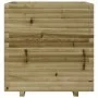 Jardinera de madera de pino impregnada 70x70x72 cm de vidaXL, Maceteros y jardineras - Ref: Foro24-3282623, Precio: 228,11 €,...