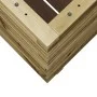 Jardinera de madera de pino impregnada 70x70x72 cm de vidaXL, Maceteros y jardineras - Ref: Foro24-3282623, Precio: 228,11 €,...