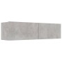 Mueble para TV madera contrachapada gris hormigón 120x30x30 cm de vidaXL, Muebles TV - Ref: Foro24-801494, Precio: 55,95 €, D...