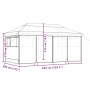 Tienda de fiesta plegable Pop-Up con 4 paredes laterales verde de vidaXL, Carpas y cenadores - Ref: Foro24-4004952, Precio: 2...