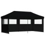 Tienda de fiesta plegable Pop-Up con 3 paredes laterales negra de vidaXL, Carpas y cenadores - Ref: Foro24-4004950, Precio: 2...