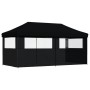 Tienda de fiesta plegable Pop-Up con 3 paredes laterales negra de vidaXL, Carpas y cenadores - Ref: Foro24-4004950, Precio: 2...