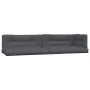 Garden pallet sofa set and cushions 4 pieces acacia wood by vidaXL, Outdoor sofas - Ref: Foro24-3209457, Price: 701,33 €, Dis...