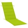 Garden sun lounger with table and cushion made of solid acacia wood. by vidaXL, Loungers - Ref: Foro24-3061598, Price: 187,76...