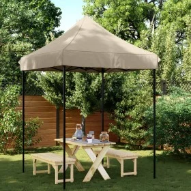 Tienda de fiesta plegable Pop-Up taupe 200x200x306 cm de vidaXL, Carpas y cenadores - Ref: Foro24-4004986, Precio: 89,90 €, D...