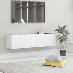Mueble de TV madera de ingeniería blanco 120x30x30 cm de vidaXL, Muebles TV - Ref: Foro24-801490, Precio: 87,37 €, Descuento: %