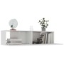 Mueble de TV madera de ingeniería blanco 120x30x30 cm de vidaXL, Muebles TV - Ref: Foro24-801490, Precio: 87,37 €, Descuento: %
